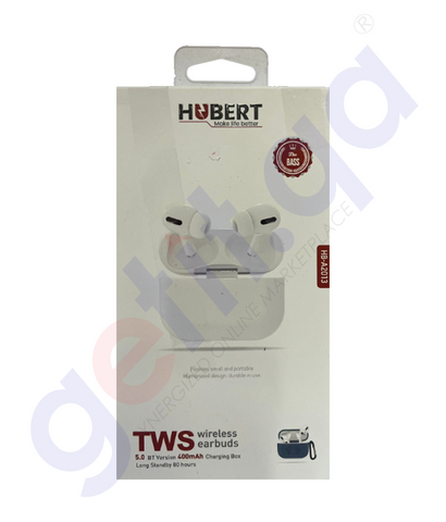 BUY HUBERT TWS WIRELESS EARBUDS HB-A2013 IN QATAR | HOME DELIVERY WITH COD ON ALL ORDERS ALL OVER QATAR FROM GETIT.QA