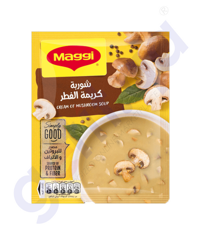 BUY MAGGI CREAM OF MUSHROOM SOUP 68GMS IN QATAR | HOME DELIVERY WITH COD ON ALL ORDERS ALL OVER QATAR FROM GETIT.QA
