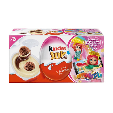 GETIT.QA- Qatar’s Best Online Shopping Website offers Ferrero Kinder Joy Egg Girls 3 X 20g at lowest price in Qatar. Free Shipping & COD Available!