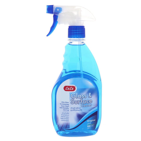 GETIT.QA- Qatar’s Best Online Shopping Website offers LULU GLASS AND SURFACE CLEANER ORIGINAL 500ML at the lowest price in Qatar. Free Shipping & COD Available!
