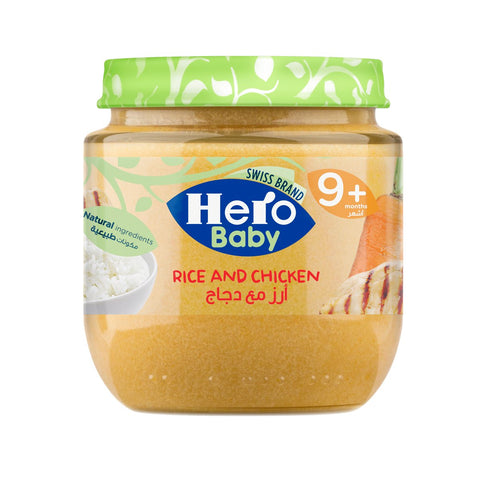 GETIT.QA- Qatar’s Best Online Shopping Website offers HERO BABY FOOD RICE & CHICKEN 120 G at the lowest price in Qatar. Free Shipping & COD Available!