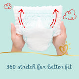 GETIT.QA- Qatar’s Best Online Shopping Website offers PAMPERS PREMIUM CARE PANTS DIAPERS SIZE 4-- 9-14KG WITH STRETCHY SIDES FOR BETTER FIT 22PCS at the lowest price in Qatar. Free Shipping & COD Available!