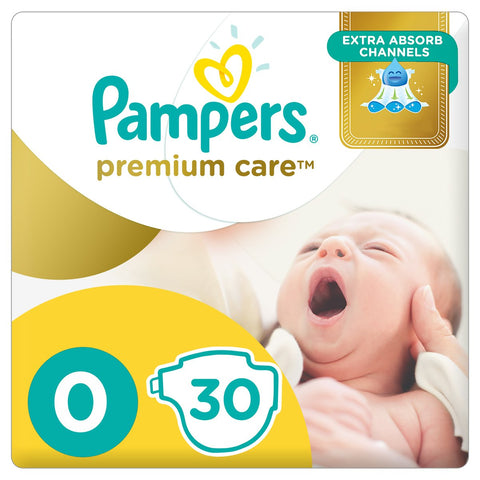 GETIT.QA- Qatar’s Best Online Shopping Website offers PAMPERS PREMIUM CARE DIAPERS-- SIZE 0-- NEWBORN-- 2.5 KG-- CARRY PACK-- 30 COUNT at the lowest price in Qatar. Free Shipping & COD Available!