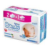 GETIT.QA- Qatar’s Best Online Shopping Website offers SANITA BAMBI WIPES PURE & SENSITIVE 64PCS 2+1 at the lowest price in Qatar. Free Shipping & COD Available!