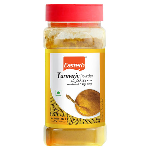 GETIT.QA- Qatar’s Best Online Shopping Website offers EASTERN TURMERIC POWDER BOTTLE 180G at the lowest price in Qatar. Free Shipping & COD Available!