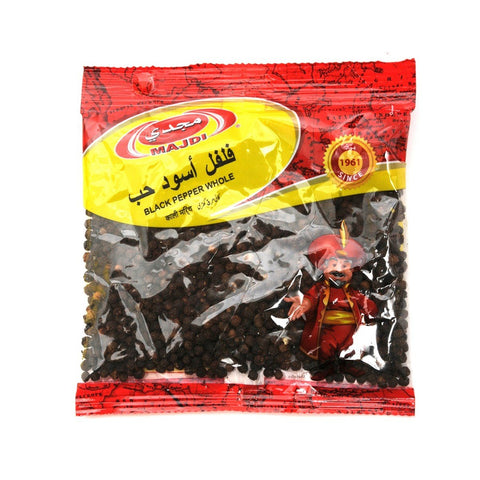 GETIT.QA- Qatar’s Best Online Shopping Website offers MAJDI BLACK PEPPER WHOLE 80G at the lowest price in Qatar. Free Shipping & COD Available!