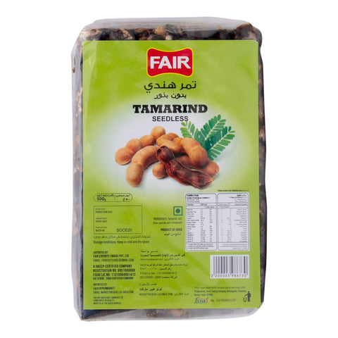 GETIT.QA- Qatar’s Best Online Shopping Website offers FAIR TAMARIND SEEDLESS 500G at the lowest price in Qatar. Free Shipping & COD Available!