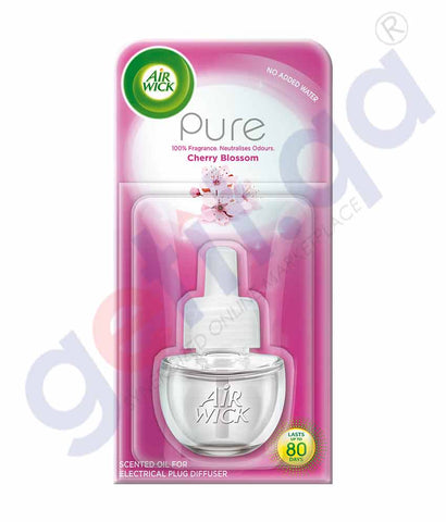 AIR WICK ELECTRICAL PLUG DIFFUSER REFILL CHERRY BLOSSOM 19ML
