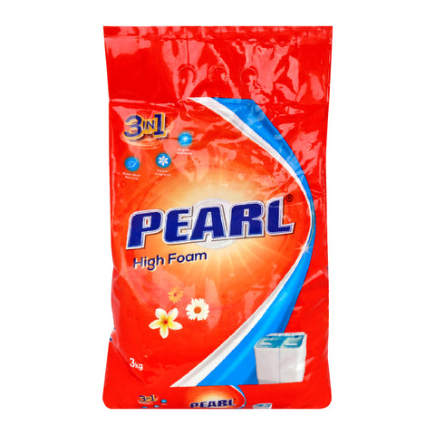 GETIT.QA- Qatar’s Best Online Shopping Website offers PEARL WASHING POWDER 3IN1 HIGH FOAM 3KG at the lowest price in Qatar. Free Shipping & COD Available!