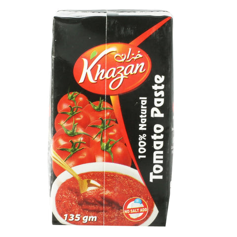 GETIT.QA- Qatar’s Best Online Shopping Website offers KHAZAN TOMATO PASTE 135G at the lowest price in Qatar. Free Shipping & COD Available!