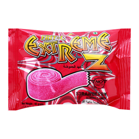 GETIT.QA- Qatar’s Best Online Shopping Website offers Extreme Frit-C Strawberry Gummy Candy 40g at lowest price in Qatar. Free Shipping & COD Available!