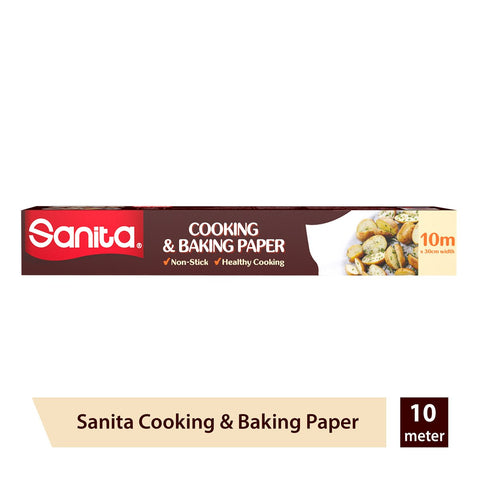 GETIT.QA- Qatar’s Best Online Shopping Website offers SANITA COOKING & BAKING PAPER SIZE: 30CM X 10M 1ROLL at the lowest price in Qatar. Free Shipping & COD Available!