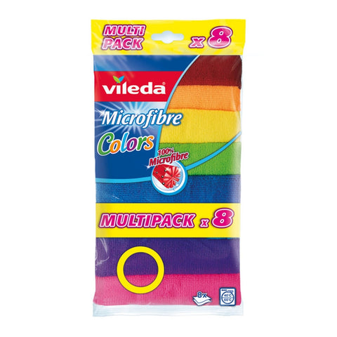GETIT.QA- Qatar’s Best Online Shopping Website offers VILEDA MICROFIBRE COLORS ALL PURPOSE CLOTH 8 PCS at the lowest price in Qatar. Free Shipping & COD Available!