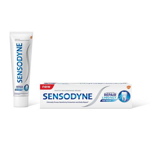GETIT.QA- Qatar’s Best Online Shopping Website offers SENSODYNE ADVANCED REPAIR & PROTECT TOOTHPASTE 75 ML at the lowest price in Qatar. Free Shipping & COD Available!