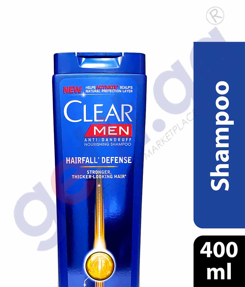 SHAMPOO - Clear Men's Anti-Dandruff Shampoo Hairfall Defence, 400ml