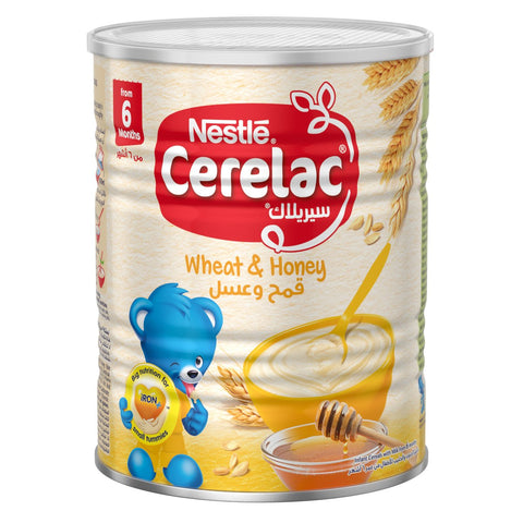 GETIT.QA- Qatar’s Best Online Shopping Website offers NESTLE CERELAC INFANT CEREALS WITH IRON + WHEAT & HONEY FROM 6 MONTHS 400 G at the lowest price in Qatar. Free Shipping & COD Available!