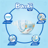 GETIT.QA- Qatar’s Best Online Shopping Website offers SANITA BAMBI BABY DIAPER REGULAR PACK SIZE-- 5 EXTRA LARGE-- 12-22 KG-- 11 PCS at the lowest price in Qatar. Free Shipping & COD Available!