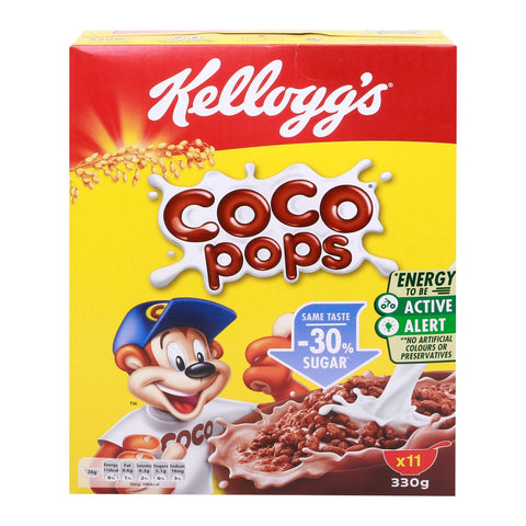 GETIT.QA- Qatar’s Best Online Shopping Website offers KELLOGGÂ€™S COCO POPS WITH 30% LESS SUGAR 330 G at the lowest price in Qatar. Free Shipping & COD Available!