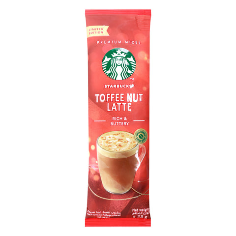 GETIT.QA- Qatar’s Best Online Shopping Website offers STARBUCKS TOFFEE NUT LATTE 23 G at the lowest price in Qatar. Free Shipping & COD Available!