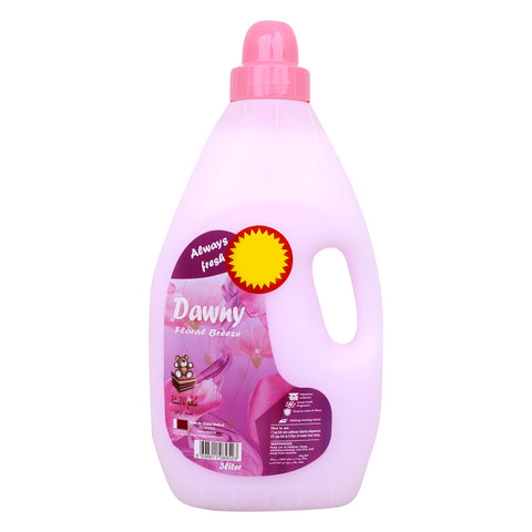 GETIT.QA- Qatar’s Best Online Shopping Website offers DAWNY FLORAL BREEZE FABRIC SOFTENER 3 LITRES at the lowest price in Qatar. Free Shipping & COD Available!
