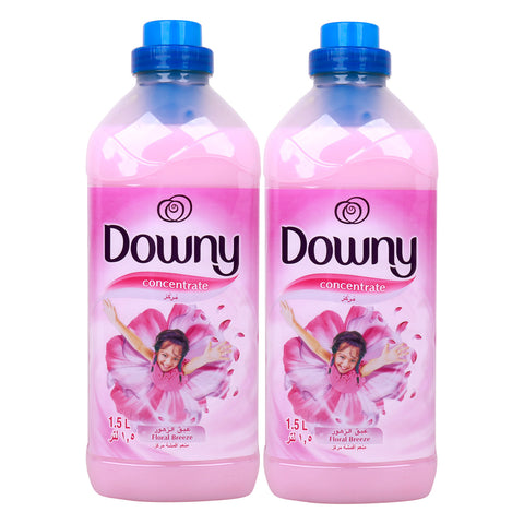 GETIT.QA- Qatar’s Best Online Shopping Website offers DOWNY CONCENTRATE FLORAL BREEZE FABRIC SOFTENER VALUE PACK 2 X 1.5 LITRES at the lowest price in Qatar. Free Shipping & COD Available!