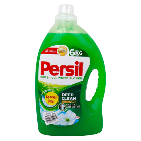GETIT.QA- Qatar’s Best Online Shopping Website offers PERSIL DEEP CLEAN PLUS WHITE FLOWER POWER GEL VALUE PACK 2.9 LITRES at the lowest price in Qatar. Free Shipping & COD Available!