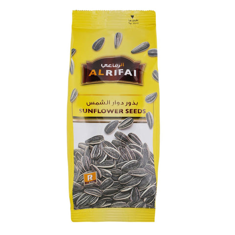 GETIT.QA- Qatar’s Best Online Shopping Website offers AL RIFAI SUNFLOWER SEEDS 125 G at the lowest price in Qatar. Free Shipping & COD Available!