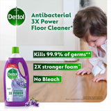 GETIT.QA- Qatar’s Best Online Shopping Website offers DETTOL ANTI-BACTERIAL POWER FLOOR CLEANER LAVENDER 2 X 1 LITRE at the lowest price in Qatar. Free Shipping & COD Available!