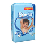 GETIT.QA- Qatar’s Best Online Shopping Website offers SANITA BAMBI BABY DIAPER MEGA PACK SIZE 5 EXTRA LARGE 12-22KG 74 PCS at the lowest price in Qatar. Free Shipping & COD Available!