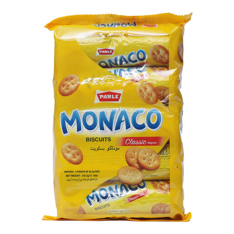 GETIT.QA- Qatar’s Best Online Shopping Website offers PARLE MONACO CLASSIC BISCUITS 5 X 63.3 G at the lowest price in Qatar. Free Shipping & COD Available!