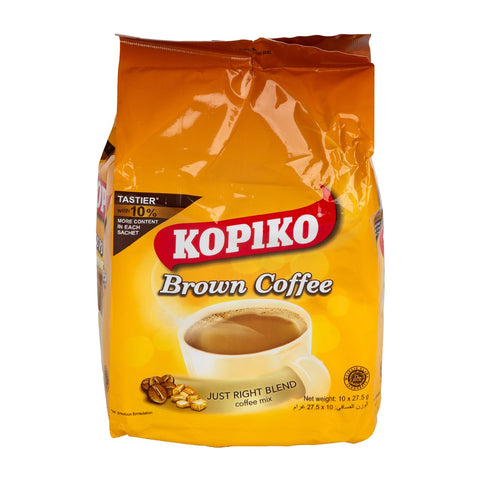 GETIT.QA- Qatar’s Best Online Shopping Website offers KOPIKO BROWN COFFEE 10 X 27.5 G at the lowest price in Qatar. Free Shipping & COD Available!