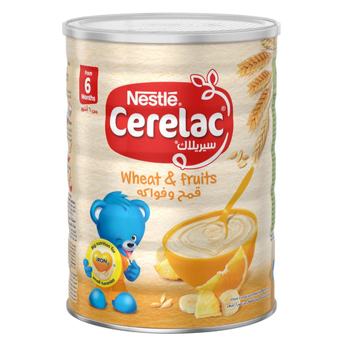 GETIT.QA- Qatar’s Best Online Shopping Website offers NESTLE CERELAC INFANT CEREALS WITH IRON + WHEAT & FRUITS FROM 6 MONTHS 1 KG at the lowest price in Qatar. Free Shipping & COD Available!