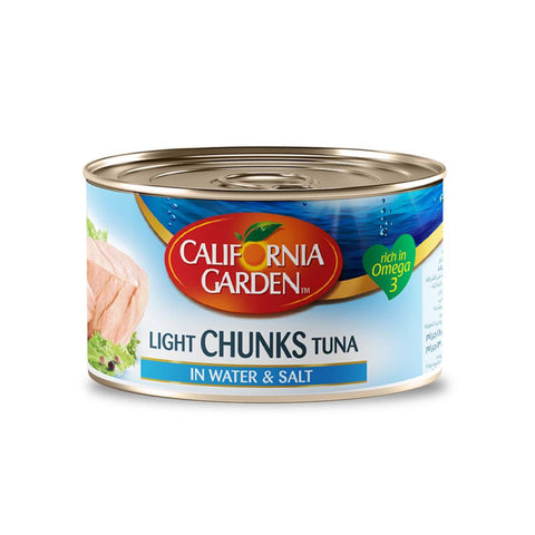 GETIT.QA- Qatar’s Best Online Shopping Website offers California Garden Light Chunks Tuna in Water & Salt 185 g at lowest price in Qatar. Free Shipping & COD Available!