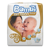 GETIT.QA- Qatar’s Best Online Shopping Website offers SANITA BAMBI BABY DIAPER REGULAR PACK SIZE 2 SMALL 3-6KG 19 PCS at the lowest price in Qatar. Free Shipping & COD Available!