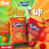 GETIT.QA- Qatar’s Best Online Shopping Website offers KURKURE MASALA MUNCH FLAVOUR CRISPY AND CRUNCHY PUFFED CORN SNACKS 90 G at the lowest price in Qatar. Free Shipping & COD Available!