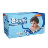 GETIT.QA- Qatar’s Best Online Shopping Website offers SANITA BAMBI BABY DIAPER SIZE 4+ LARGE 10-18KG 116PCS at the lowest price in Qatar. Free Shipping & COD Available!