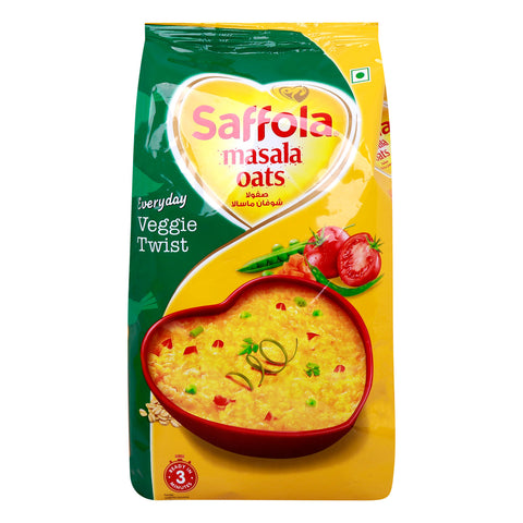 Saffola Masala Oats, Veggie Twist, 500 g - GETIT.QA