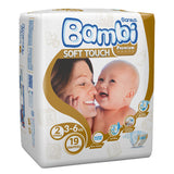 GETIT.QA- Qatar’s Best Online Shopping Website offers SANITA BAMBI BABY DIAPER REGULAR PACK SIZE 2 SMALL 3-6KG 19 PCS at the lowest price in Qatar. Free Shipping & COD Available!