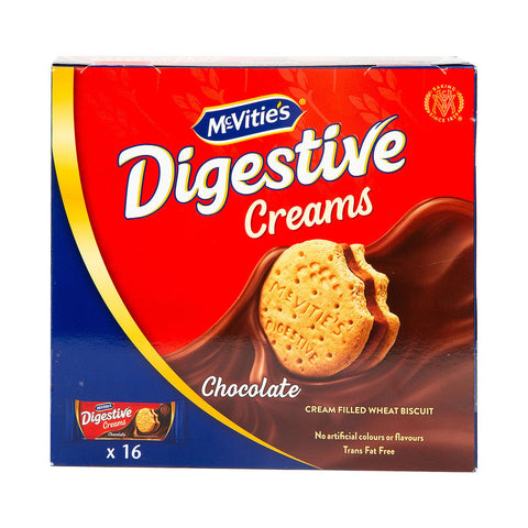 GETIT.QA- Qatar’s Best Online Shopping Website offers MCVITIES DIGESTIVE CREAMS CHOCOLATE FILLED WHEAT BISCUIT 16 X 40G at the lowest price in Qatar. Free Shipping & COD Available!
