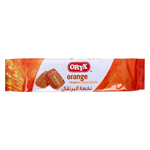 Oryx Orange Flavoured Cream Biscuit 82 g - GETIT.QA