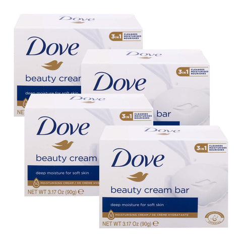 GETIT.QA- Qatar’s Best Online Shopping Website offers DOVE SOAP BEAUTY CREAM BAR-- 4 X 90 G at the lowest price in Qatar. Free Shipping & COD Available!