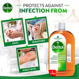 GETIT.QA- Qatar’s Best Online Shopping Website offers DETTOL ANTISEPTIC DISINFECTANT VALUE PACK 2 X 1 LITRE at the lowest price in Qatar. Free Shipping & COD Available!