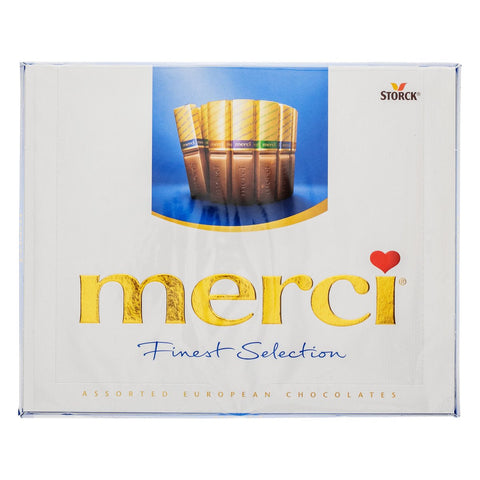 GETIT.QA- Qatar’s Best Online Shopping Website offers STORCK MERCI FINEST SELECTION CHOCOLATES 250 G at the lowest price in Qatar. Free Shipping & COD Available!