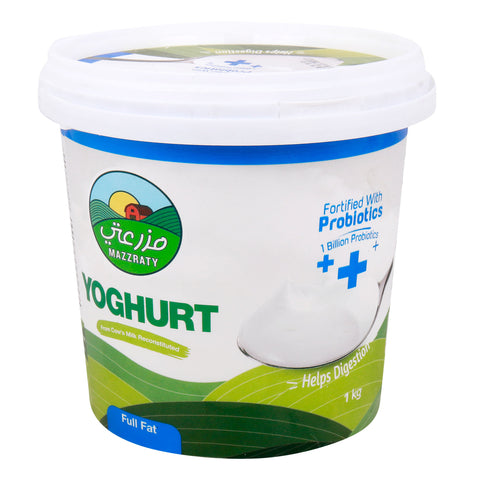 GETIT.QA- Qatar’s Best Online Shopping Website offers MAZZRATY YOGURT FULL FAT PROBIOTICS-- 1 LITRE at the lowest price in Qatar. Free Shipping & COD Available!