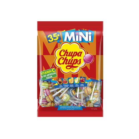 GETIT.QA- Qatar’s Best Online Shopping Website offers Chupa Chups Mini Mega Lollipops Candy 35 pcs 210 g at lowest price in Qatar. Free Shipping & COD Available!