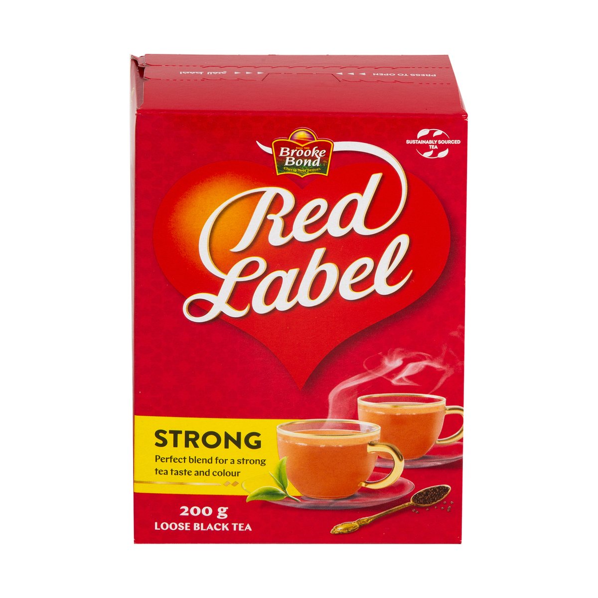 Red Label Tea Price GETIT.QA | BROOKE BOND RED LABEL LOOSE BLACK TEA 200 G | COD available