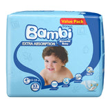 GETIT.QA- Qatar’s Best Online Shopping Website offers SANITA BAMBI BABY DIAPER VALUE PACK SIZE 4+ LARGE PLUS 10-18KG 33 PCS at the lowest price in Qatar. Free Shipping & COD Available!