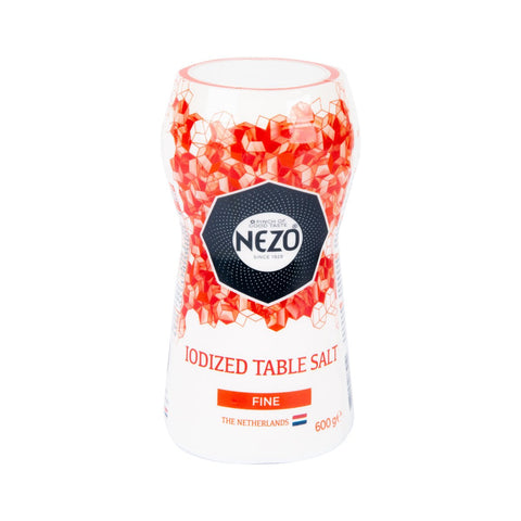 Nezo Fine Iodized Table Salt Bottle 600 g