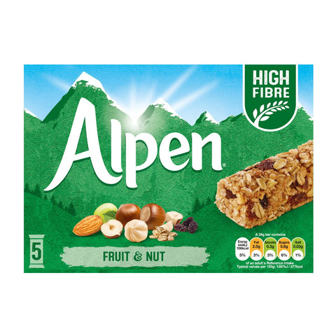 GETIT.QA- Qatar’s Best Online Shopping Website offers ALPEN FRUIT & NUTS BAR 5 X 28 G at the lowest price in Qatar. Free Shipping & COD Available!