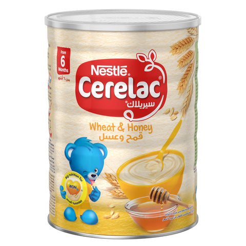 GETIT.QA- Qatar’s Best Online Shopping Website offers NESTLE CERELAC INFANT CEREALS WITH IRON + WHEAT & HONEY FROM 6 MONTHS 1 KG at the lowest price in Qatar. Free Shipping & COD Available!